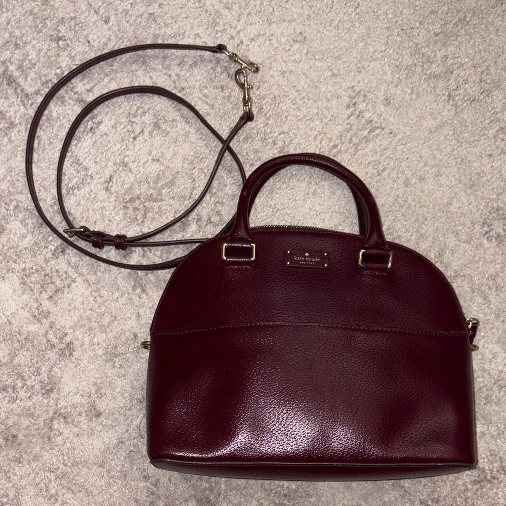 Kate Spade Burgundy Handbag